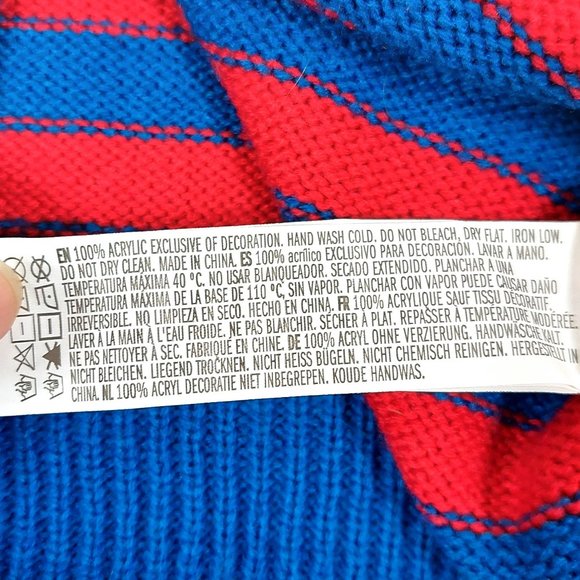 Disney x Forever 21 Donald Duck Striped Crew Neck Sweater - Picture 9 of 12